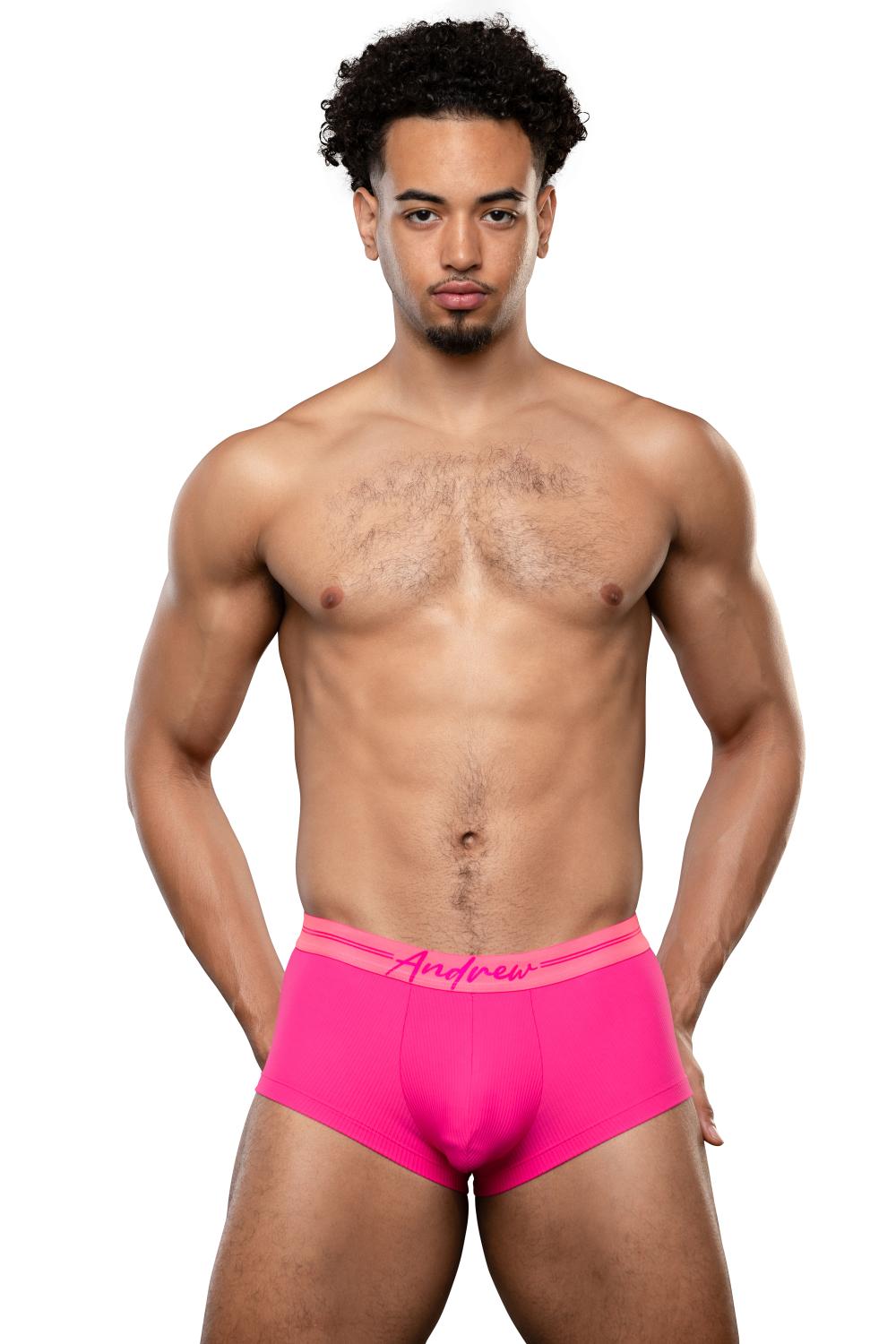 Andrew Christian Miami Cabana Boy Rib Boxer w/ ALMOST NAKED®
