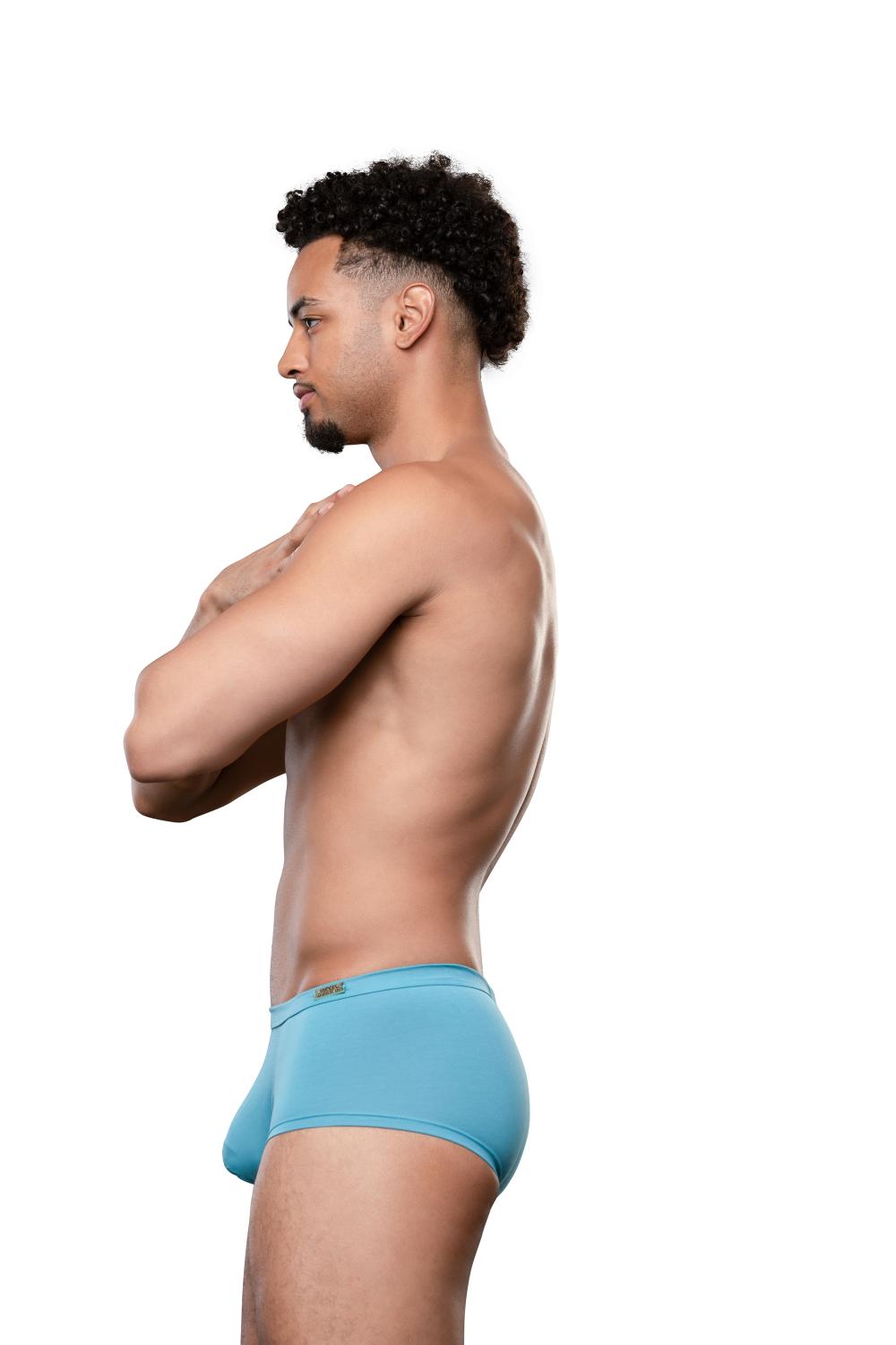 Andrew Christian "SEX" Bamboo Boxer w/ ALMOST NAKED® Olympic Blue