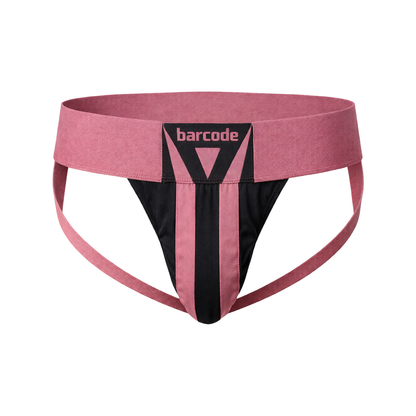 Barcode Berlin Jockstrap Zuri Brownishpurple/Black